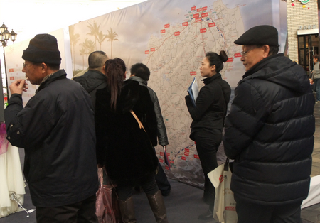 中国行第七站掀起海南置业潮 三地首日来访客户3100组