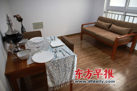 徐汇区公租房馨宁公寓外景和内景。早报记者 王炬亮 图